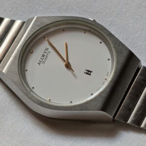 allwyn brushed metal gray (white dial)