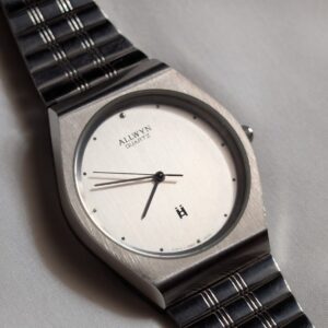 allwyn silver dial rare vintage wrist watch